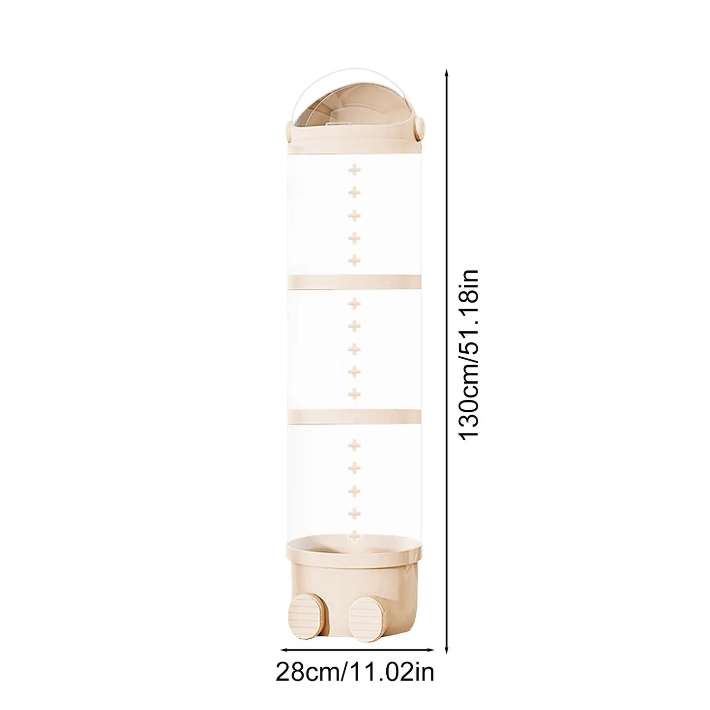 Plush Doll Storage Tube 3 layer / 4 layers Stuffed Animal Storage Toy Display Transparent Stuffed Dolls Storage Bucket Organizer